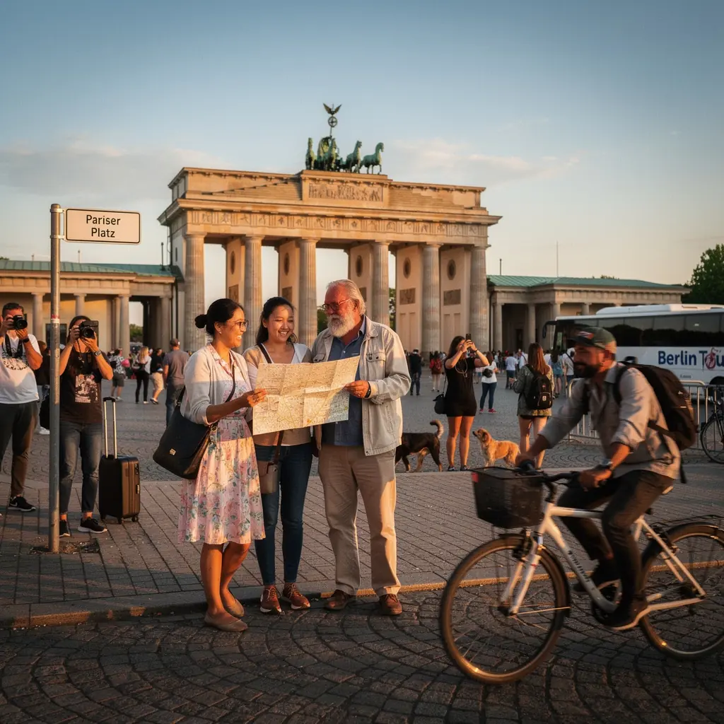 Ein lebendiger Wochenmarkt in Hamburg mit frischen regionalen Produkten.